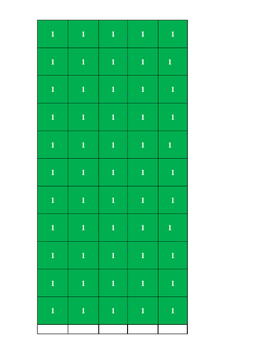 Preview of Math---Stamp Game Manipulatives  (colored tiles)