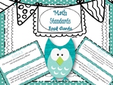 6th Grade Math Standards Cards