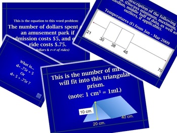 8th Grade Math Standardized Test Prep Jeopardy® Game by Dynamic Math