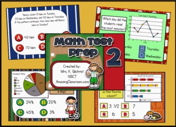 Preview of Math State Test Prep Practice for Promethean ActivInspire