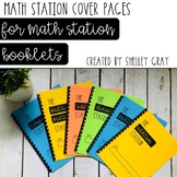 Math Station Cover Pages (to use with Shelley Gray's self-
