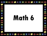 Math Station Posters