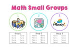Math Stations/Small Group Slides *EDITABLE*