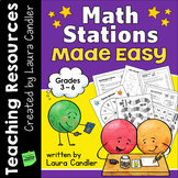 Math Stations Made Easy | Math Centers | Upper Elementary