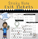 Math Sticky Note Exit Tickets