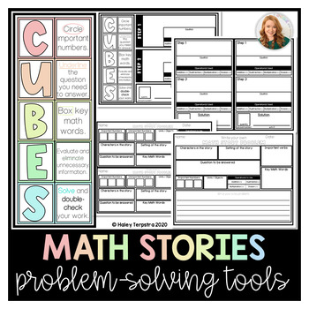 Preview of Math Stories Problem-Solving Tools