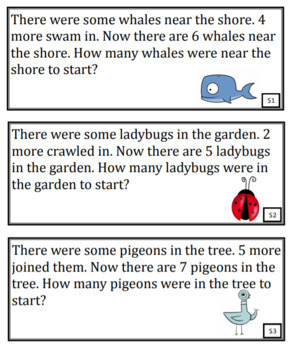 Preview of Math Stories - Word Problems