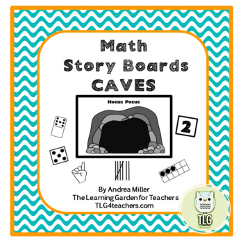 Preview of Math Story Board--Cave