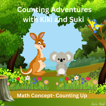 Preview of Math Story- Concept- Counting Up plus Lesson Plans and Centres