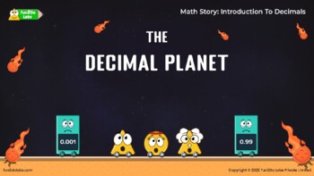 Preview of Math Story: Introduction To Decimals