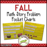 Math Story Problem Pocket Charts: FALL Edition