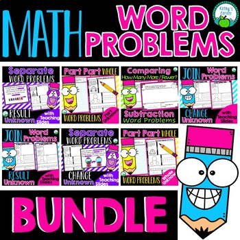 Preview of Math Story Problems Bundle - Addition and Subtraction Word Problems