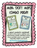 Math Story Problems: Mats Combo Packet