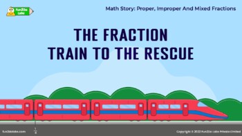 Preview of Math Story: Proper, Improper And Mixed Fractions
