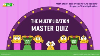 Preview of Math Story: Zero Property And Identity Property Of Multiplication