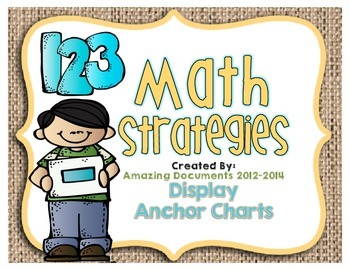 Preview of Math Strategies Anchor Charts
