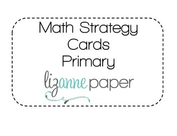 Preview of Math Strategy Cards