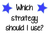 Math Strategy Posters/Flash Cards/Anchor Charts