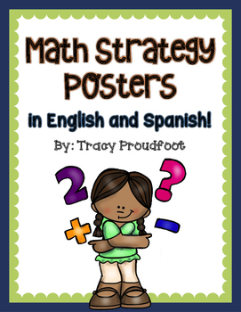 Preview of Math Strategy Posters (in English and Spanish)