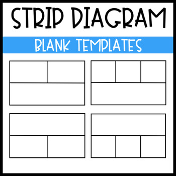Preview of Math Strip Diagram Blank Templates