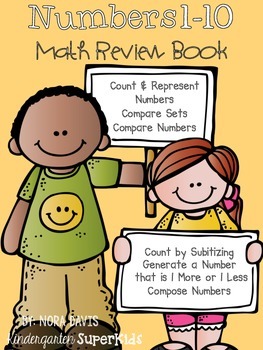 Preview of Math Student Book: Numbers 1-10