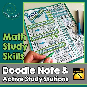 Math Study Skills: Doodle Note & Active Study Stations