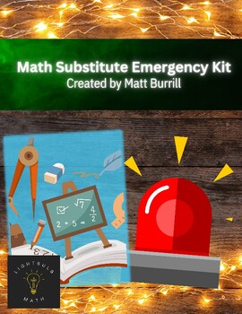 Preview of Math Substitute Emergency Kit