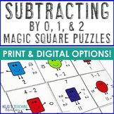 Subtraction Worksheet Alternative or Game | Print & Digita