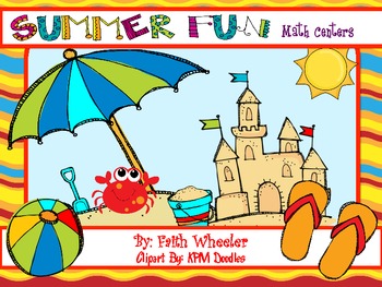 Preview of Summer Fun Math Centers