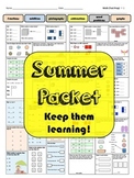 2nd going to 3rd Math Summer Packet