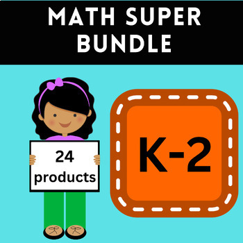 Preview of Math Super Bundle Grades K-2