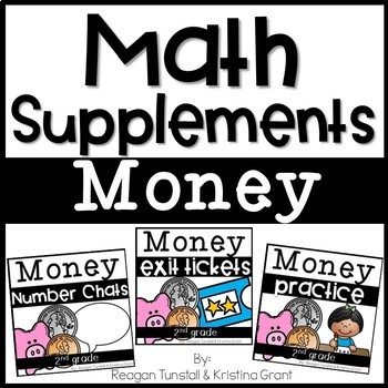 Preview of Math Supplements Money Bundle 2nd Grade
