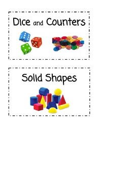 Preview of Math Supply Labels