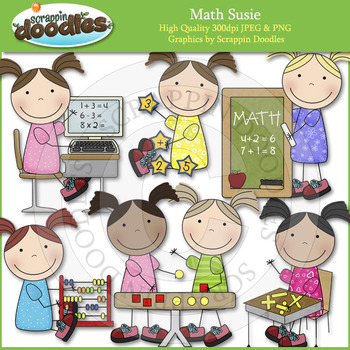 Math Susie & Tommy by Scrappin Doodles | TPT