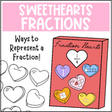 Math Sweethearts Fractions Craft - Ways to Represent a Fraction