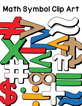 Preview of Math Symbol Clip Art