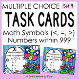 Task Cards | Math Symbols | Greater Than | Less Than | Equ
