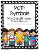 Words For Maths Symbols Worksheets & Teaching Resources | TpT