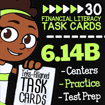 Preview of Math TEK 6.14B ★ Credit Cards Vs. Debit Cards ★ 6th Grade Financial Literacy