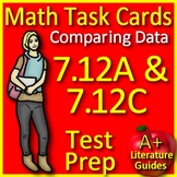 Math TEK 7.12A & 7.12C Comparing Data 7th Grade STAAR Math