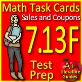 Math TEK 7.13F Sales and Coupons 7th Grade STAAR Math Task