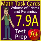 Math TEK 7.9A Volume of Prisms & Pyramids 7th Grade STAAR 