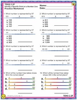 math teks 22f texas 2nd grade practice worksheets identify point on