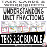 Math TEKS 3.3C BUNDLE Texas 3rd Grade Task Cards and Worksheets