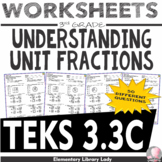 Math TEKS 3.3C Worksheets Texas 3rd Grade Understanding Un