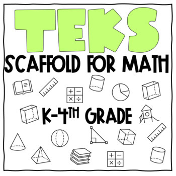 Preview of Math TEKS Scaffold Resource