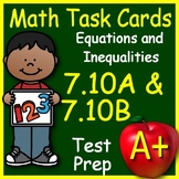 Math TEKs 7.10A & 7.10B Equations & Inequalities Gr 7 STAA
