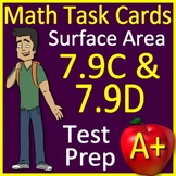 Math TEKs 7.9C & 7.9D Surface Area 7th Grade STAAR Math Te