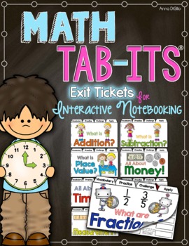 Preview of Math Tab-Its® - 2nd Grade | Distance Learning