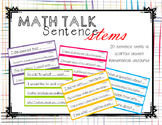 Math Talk Mathematical Discourse Sentence Stem Posters